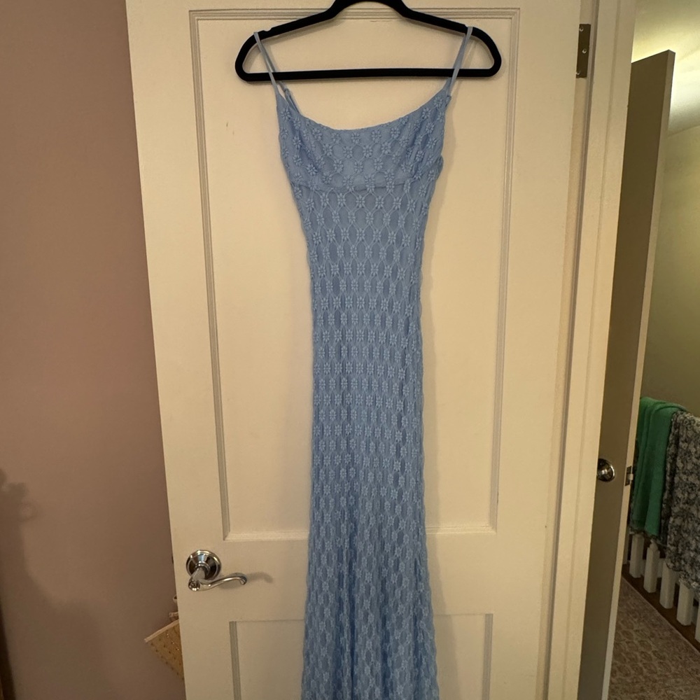 Bardot Light Blue Maxi Dress